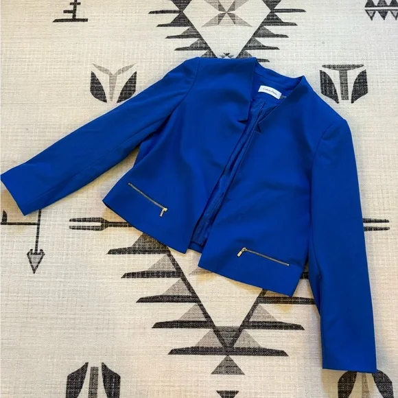 Calvin Klein Blue Suit Jacket, 14